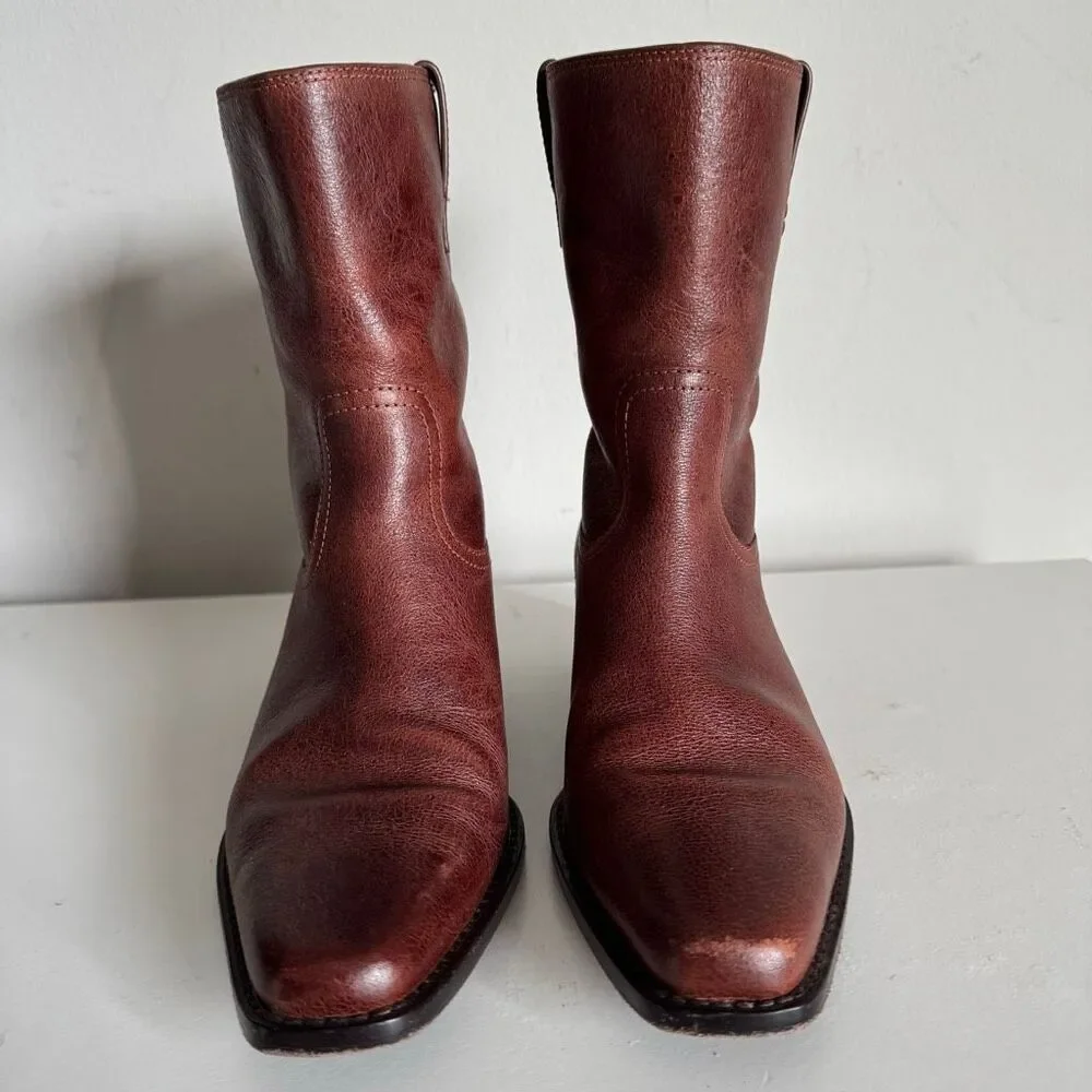 Tory Burch City Western Brown Boots Women’s Size 8